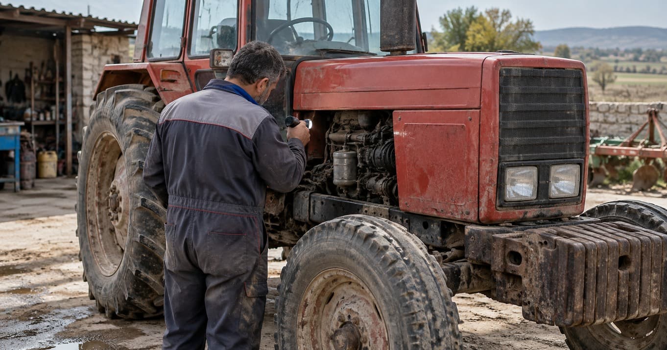 İşlənmiş traktor alarkən 20 yoxlama meyarı: sənəd, texniki vəziyyət və təmir büdcəsi