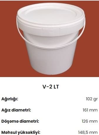 Plastik qablaşdırma vedrələri