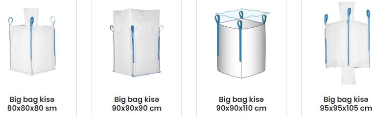 Big-bag ağır yük kisələr