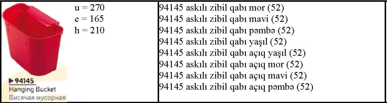 Plastik mini zibil qabları