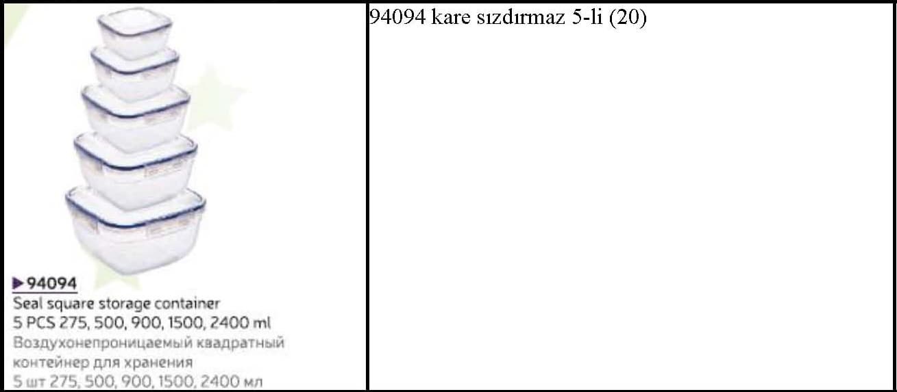Plastik sızdırmaz qida qabları