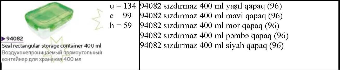 Plastik sızdırmaz qida qabları