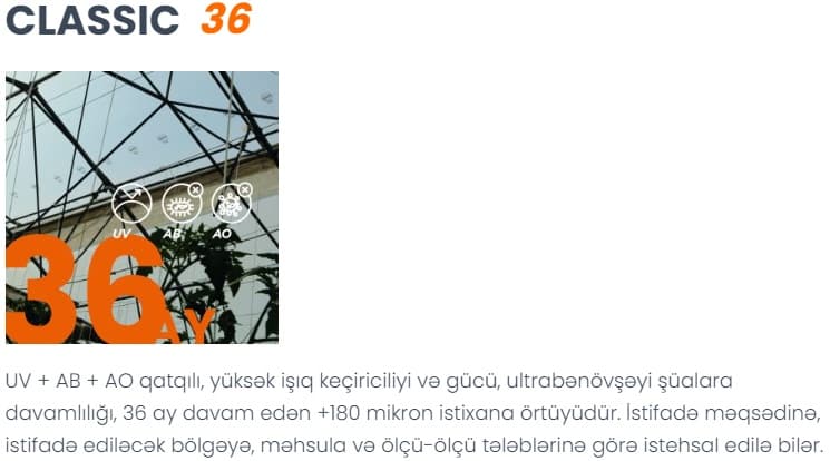 İstixana (parnik) örtükləri