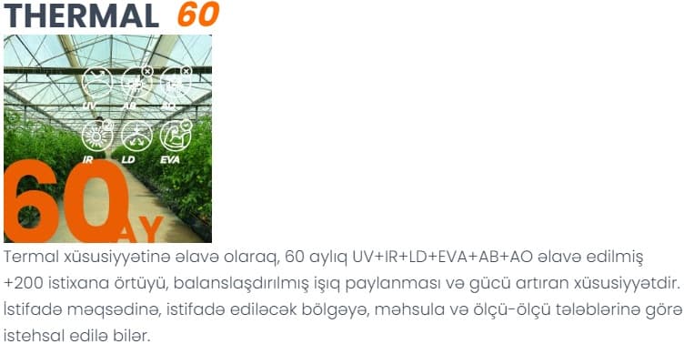 İstixana (parnik) örtükləri