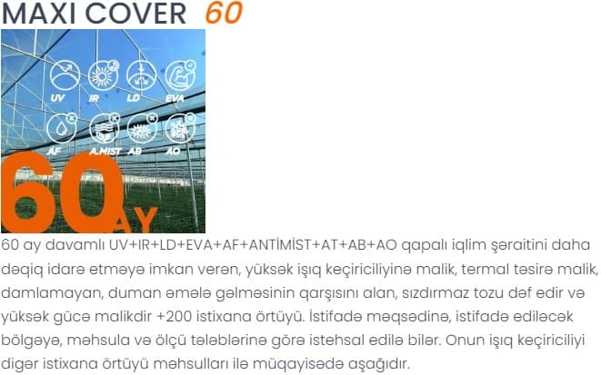 İstixana (parnik) örtükləri