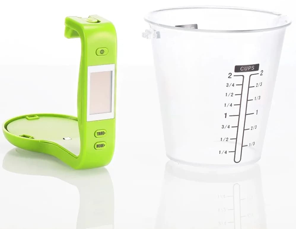 Elektronik ölçü qabı, mətbəx tərəzisi