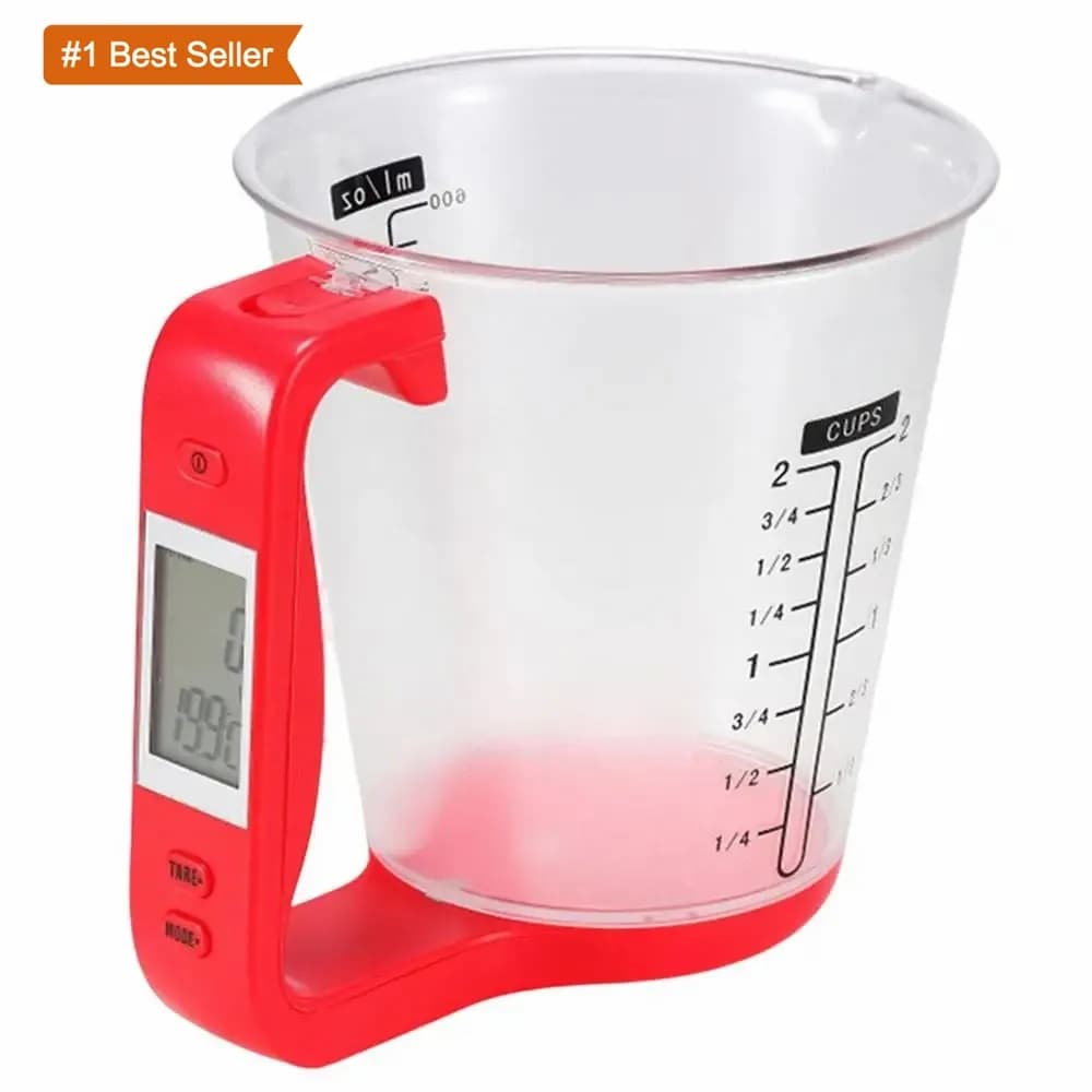 Elektronik ölçü qabı, mətbəx tərəzisi