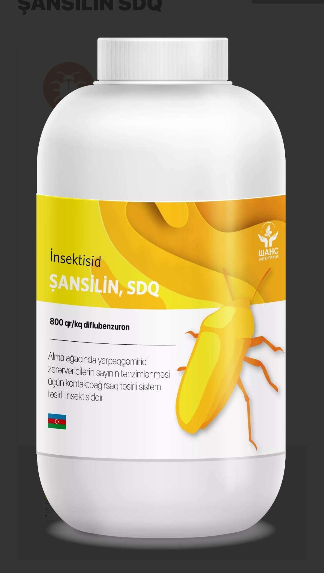 800 qr/l diflubenzuron Şansilin SDQ