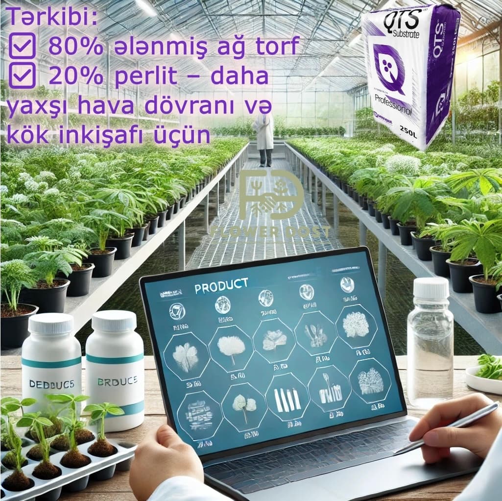 QTS torf satışı (perlitli və perlitsiz)