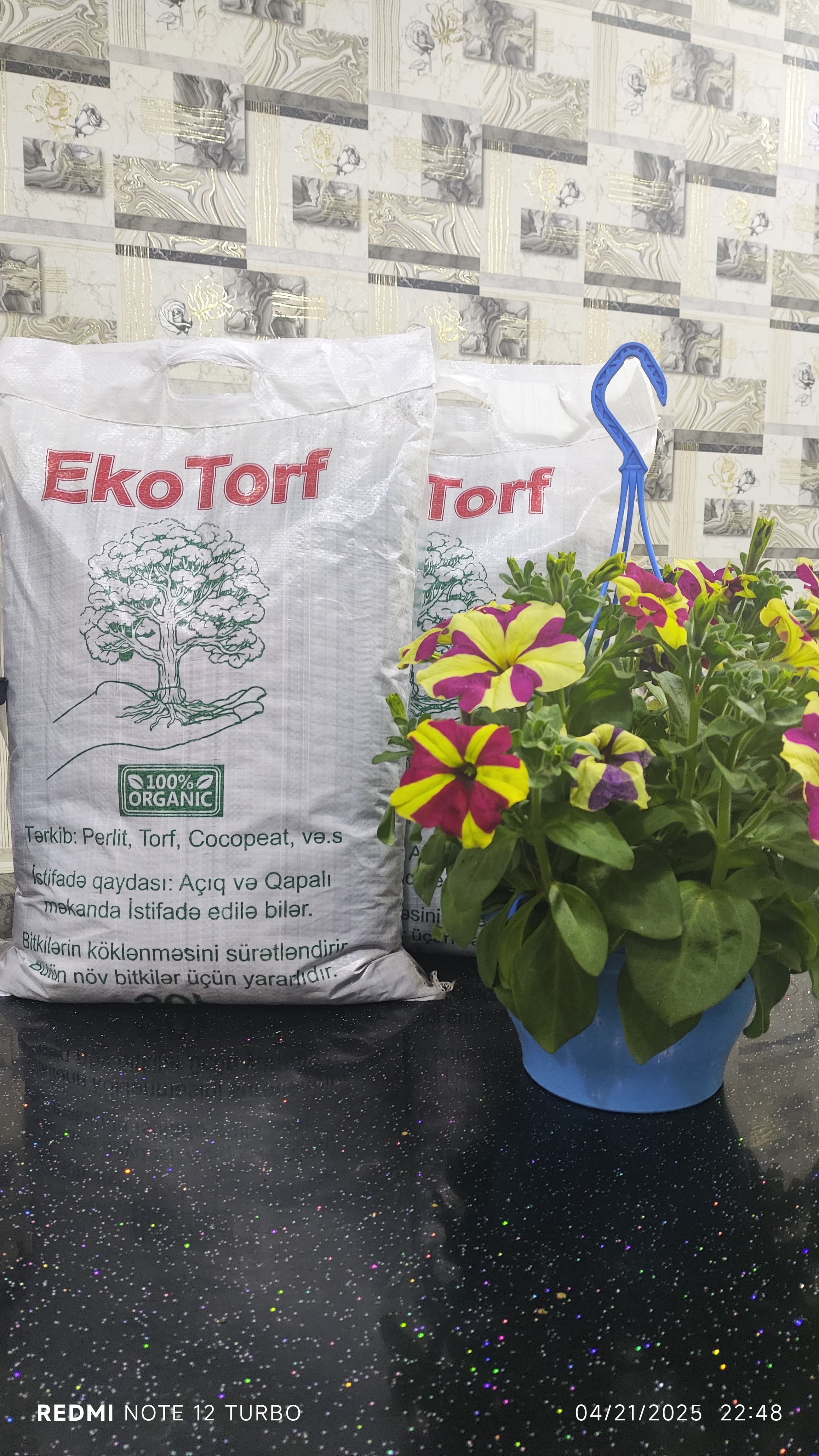 Eko torf. Torf .gübrə . Kakabit .