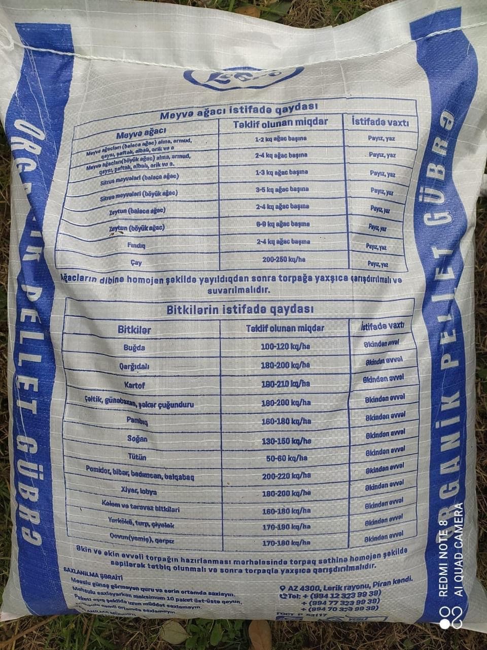 Pellet  Gübrə
