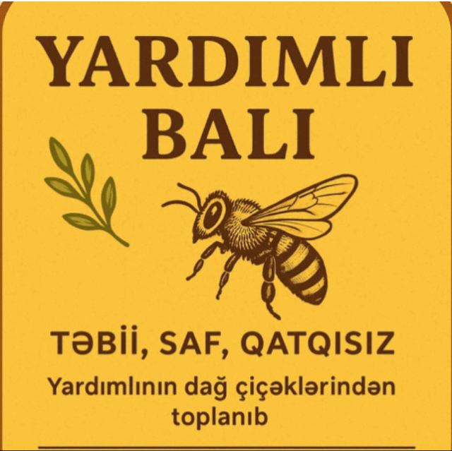 Yardımlı temiz dag balı